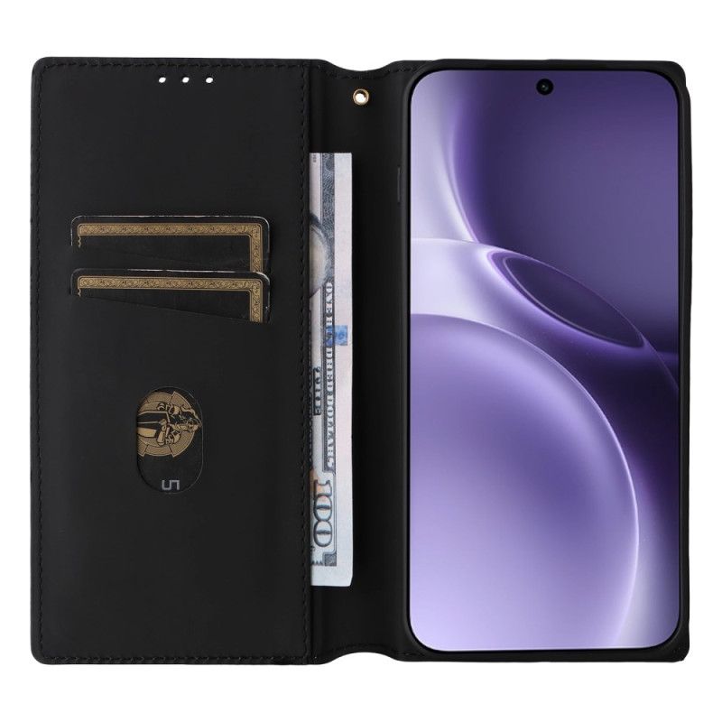 Flip Kotelot Vivo X300 Pro Etui Na Telefon Wzór Diamentowy