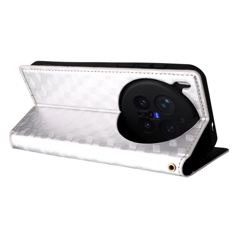 Flip Kotelot Vivo X300 Pro Etui Na Telefon Wzór Diamentowy