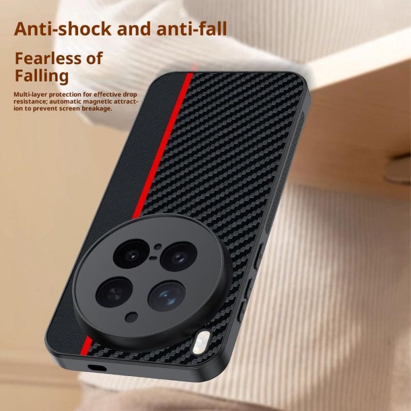 Futerały Vivo X300 Pro Etui Na Telefon Włókno Węglowe