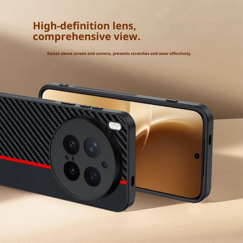 Futerały Vivo X300 Pro Etui Na Telefon Włókno Węglowe