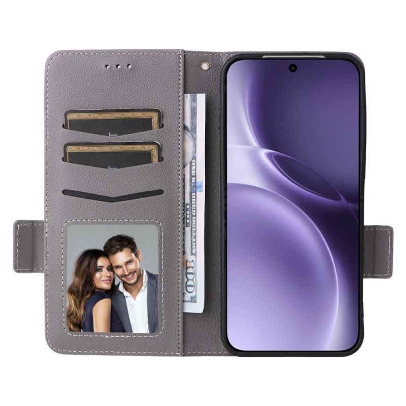 Skórzany Futerał Vivo X300 Pro Etui Na Telefon Sztuczna Skóra Z Paskiem