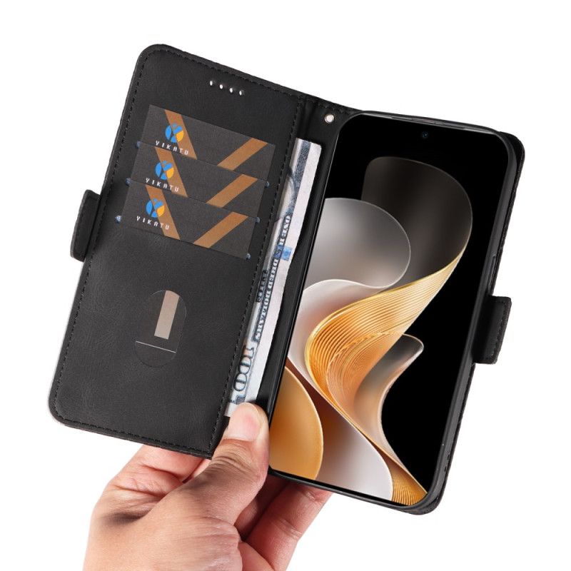 Etui Folio Do Vivo V40 5g Wzór Diamentowy