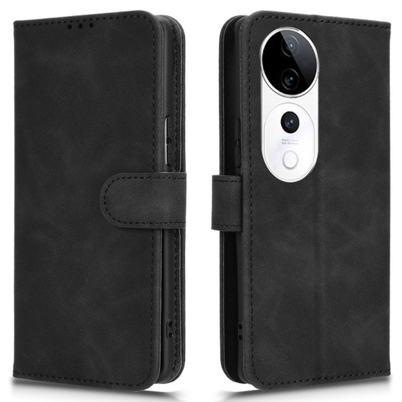 Etui Folio Vivo V40 5g Efekt Zamszu
