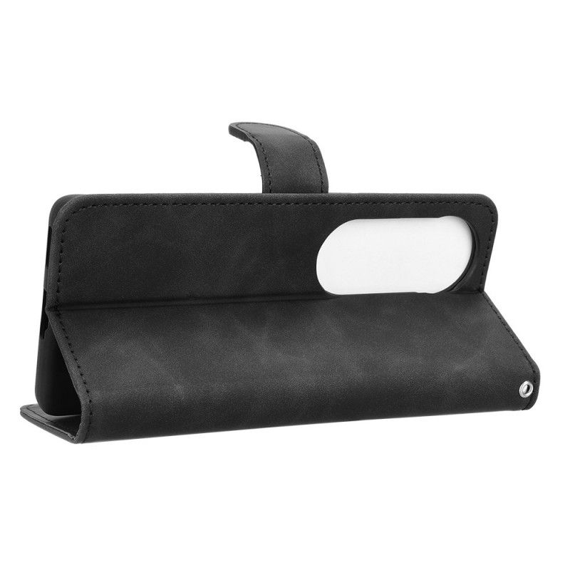 Etui Folio Vivo V40 5g Efekt Zamszu