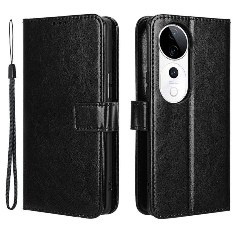 Etui Folio Vivo V40 5g Jaskrawa Sztuczna Skóra Etui Ochronne