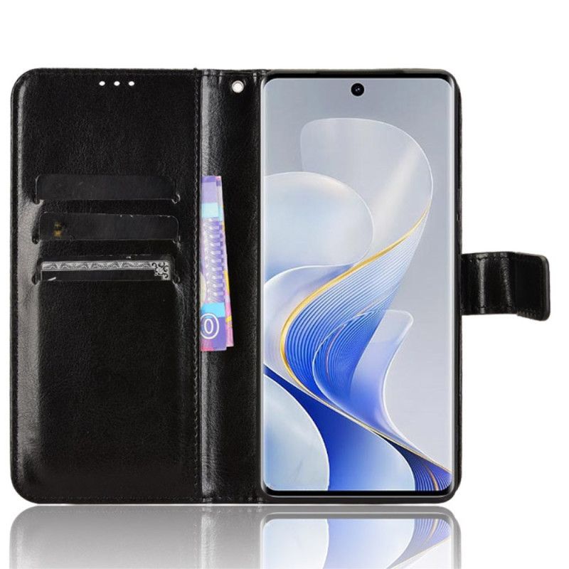 Etui Folio Vivo V40 5g Jaskrawa Sztuczna Skóra Etui Ochronne