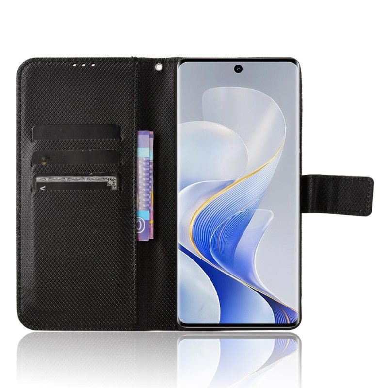 Etui Folio Vivo V40 5g Tekstura Diamentów