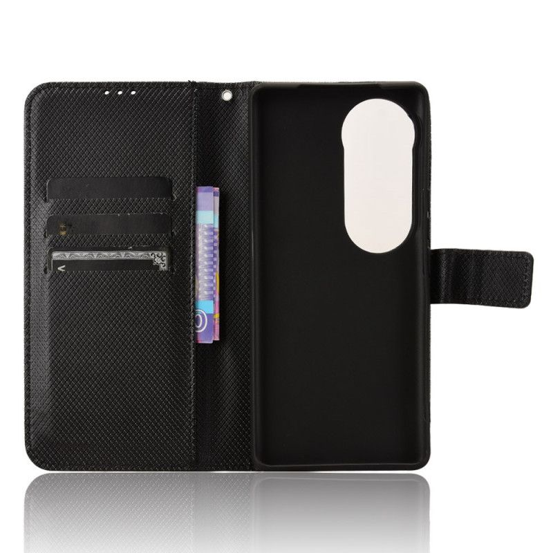Etui Folio Vivo V40 5g Tekstura Diamentów