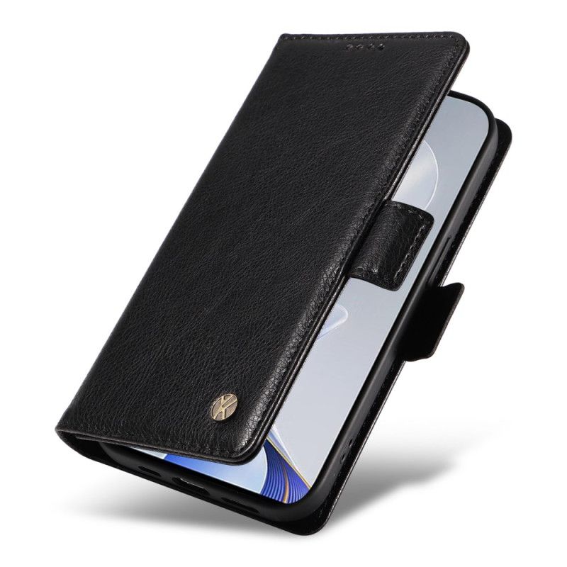 Etui Folio Vivo V40 5g Tekstura Liczi Yikatu Etui Ochronne