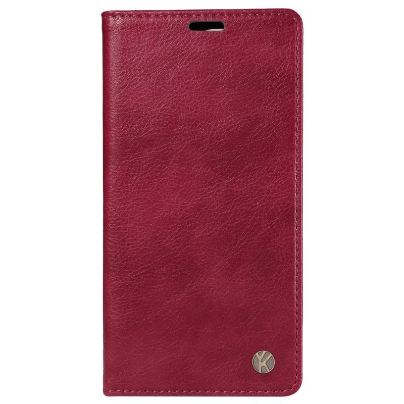 Flip Kotelot Vivo V40 5g Efekt Vintage Yikatu Etui Ochronne