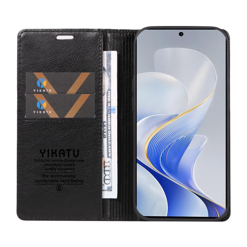 Flip Kotelot Vivo V40 5g Efekt Vintage Yikatu Etui Ochronne