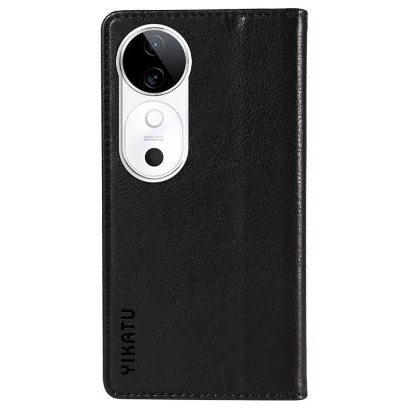 Flip Kotelot Vivo V40 5g Efekt Vintage Yikatu Etui Ochronne
