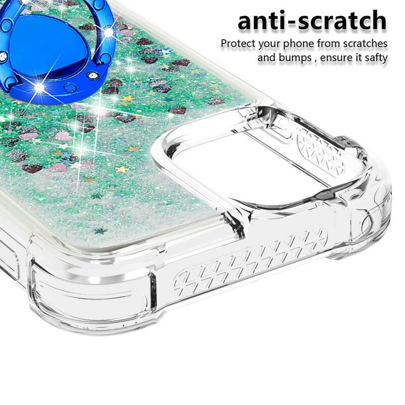 Etui Do Iphone 13 Cekiny Z Uchwytem Na Pierścionek