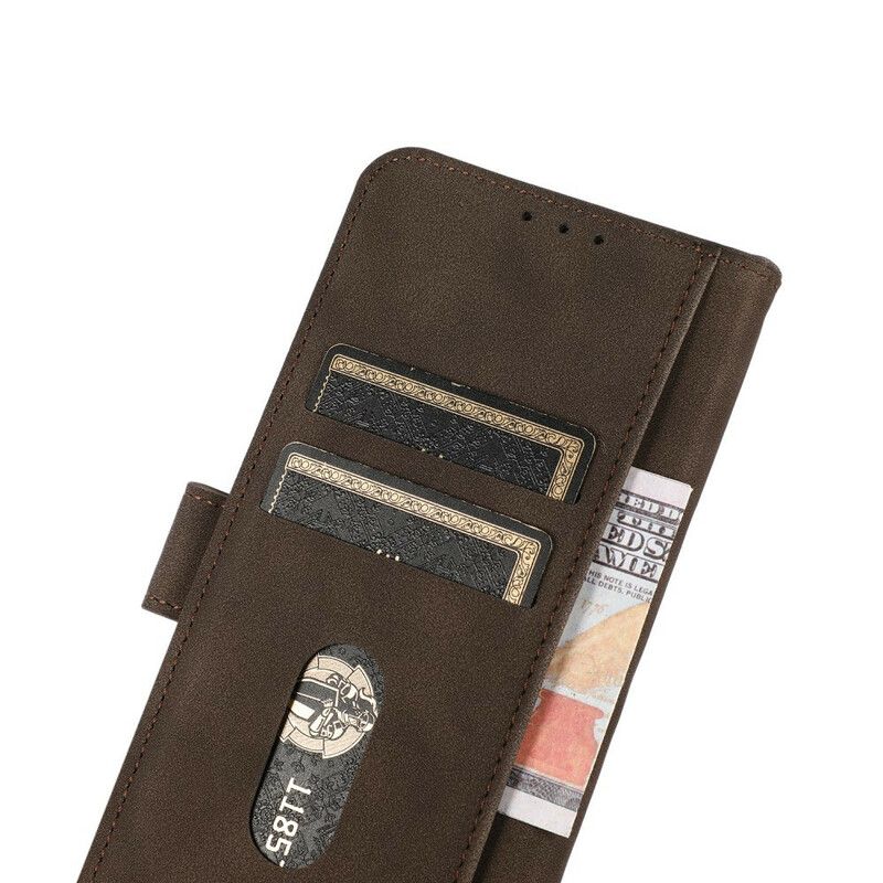 Etui Folio Iphone 13 Efekt Skóry Moda Khazneh