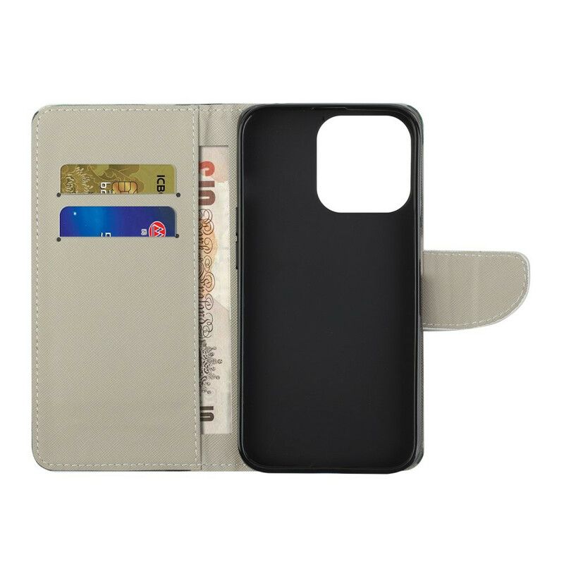 Etui Folio Iphone 13 Wiele Sów Etui Ochronne