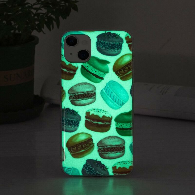 Etui Iphone 13 Fluorescencyjne Makaroniki Etui Ochronne