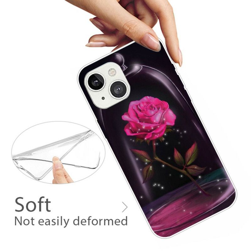 Futerały Iphone 13 Etui Na Telefon Magiczny Różowy