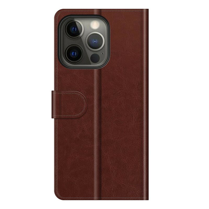 Etui Folio Iphone 13 Pro Max Sztuczna Skóra Ultra Etui Ochronne