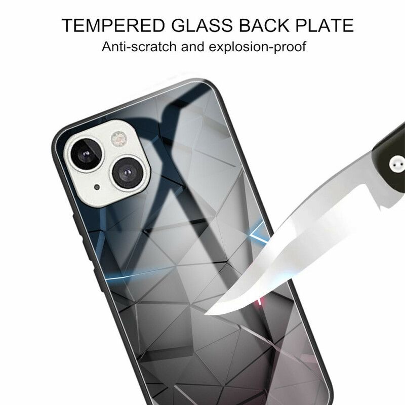 Etui Iphone 13 Pro Max Geometria Szkła Hartowanego Etui Ochronne