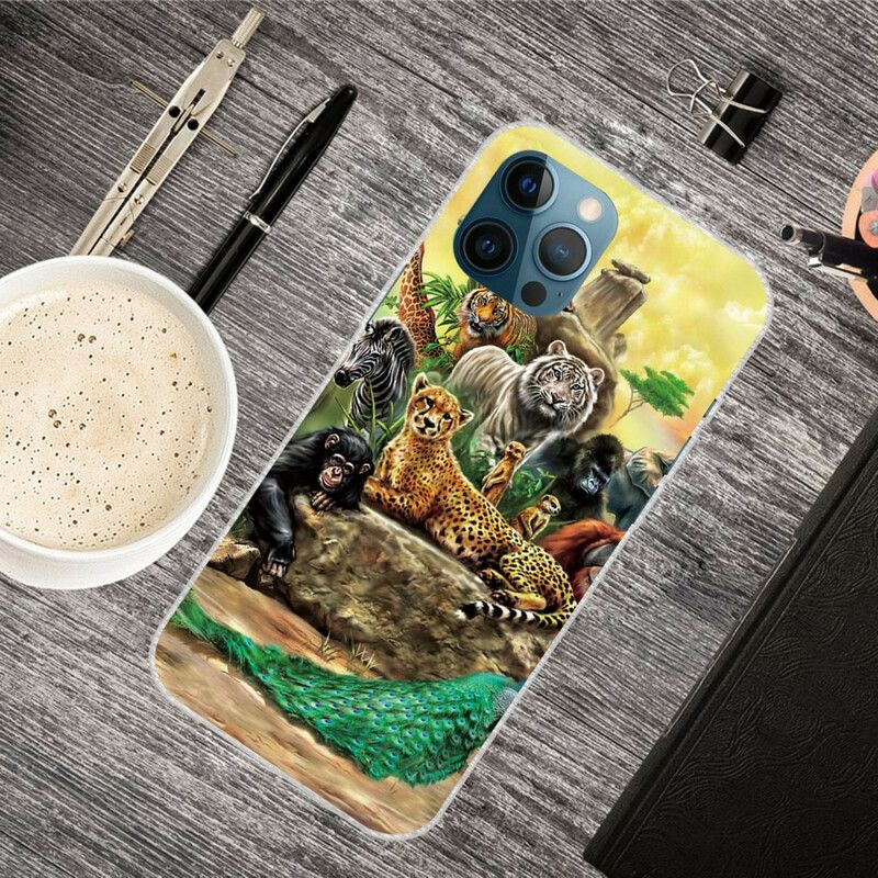 Futerały Iphone 13 Pro Max Etui Na Telefon Zwierzęta Z Safari