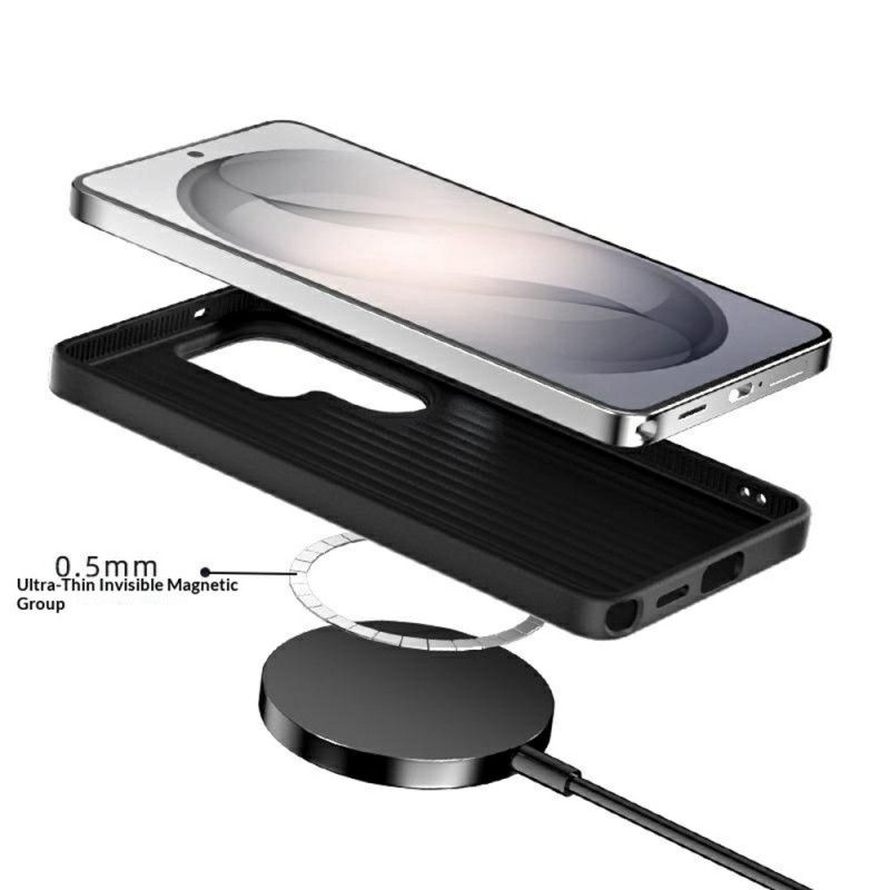 Etui Do Samsung Galaxy S26 Plus Magnetyczny Uchwyt Z Włókna Węglowego Abeel