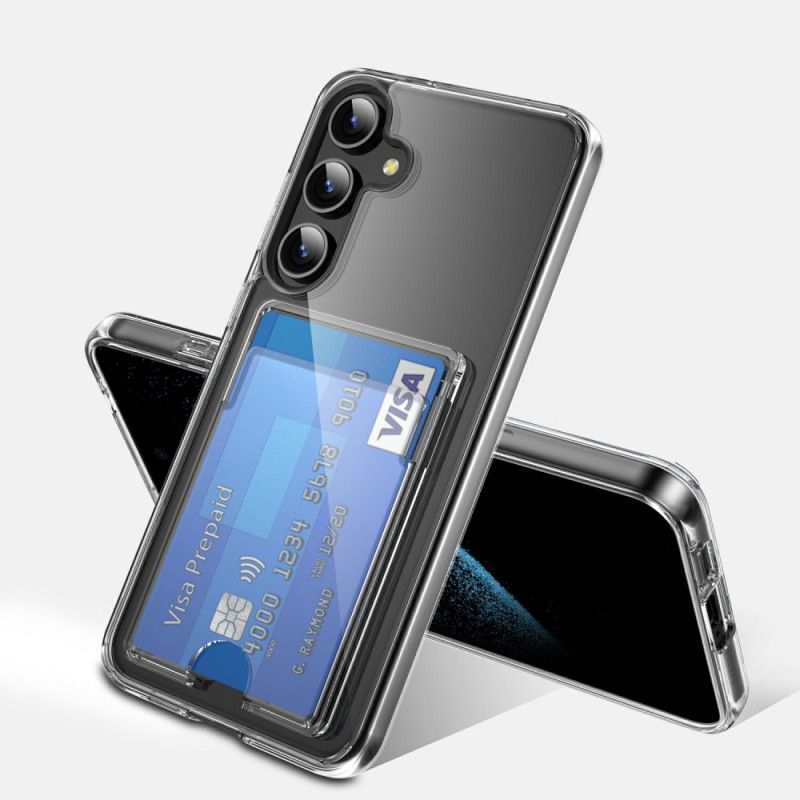 Etui Do Samsung Galaxy S26 Plus Przezroczysty Z Uchwytem Na Karty