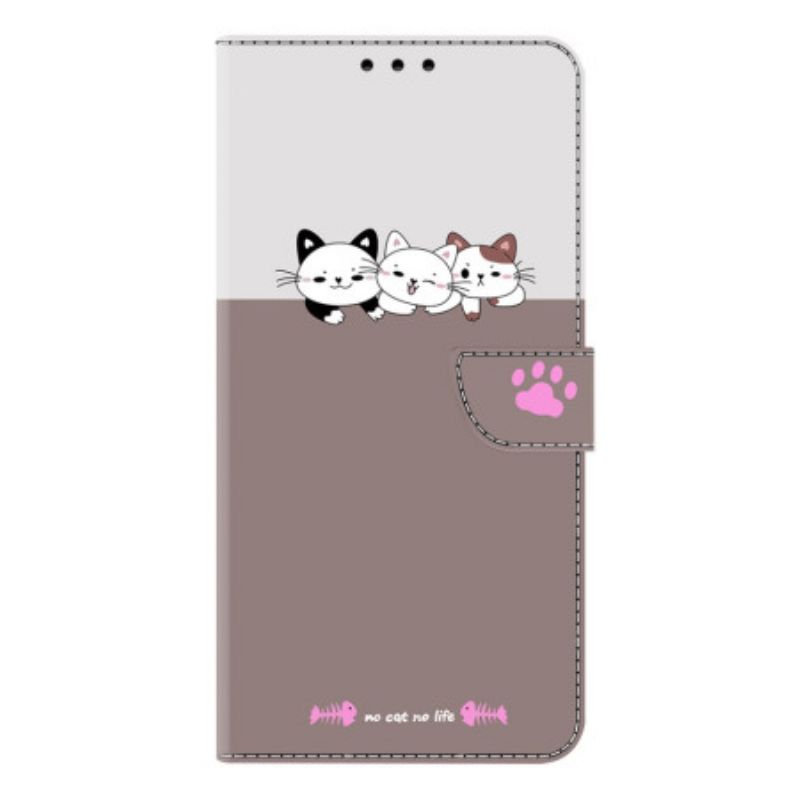 Etui Folio Do Samsung Galaxy S26 Plus Graficzne Koty