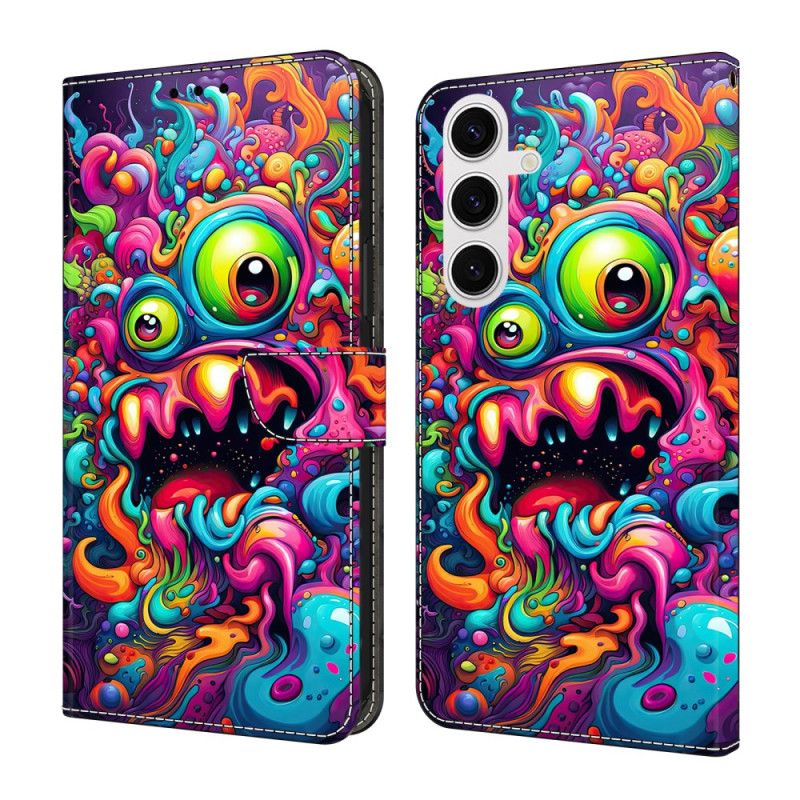 Etui Folio Do Samsung Galaxy S26 Plus Motyw Graffiti Qilin