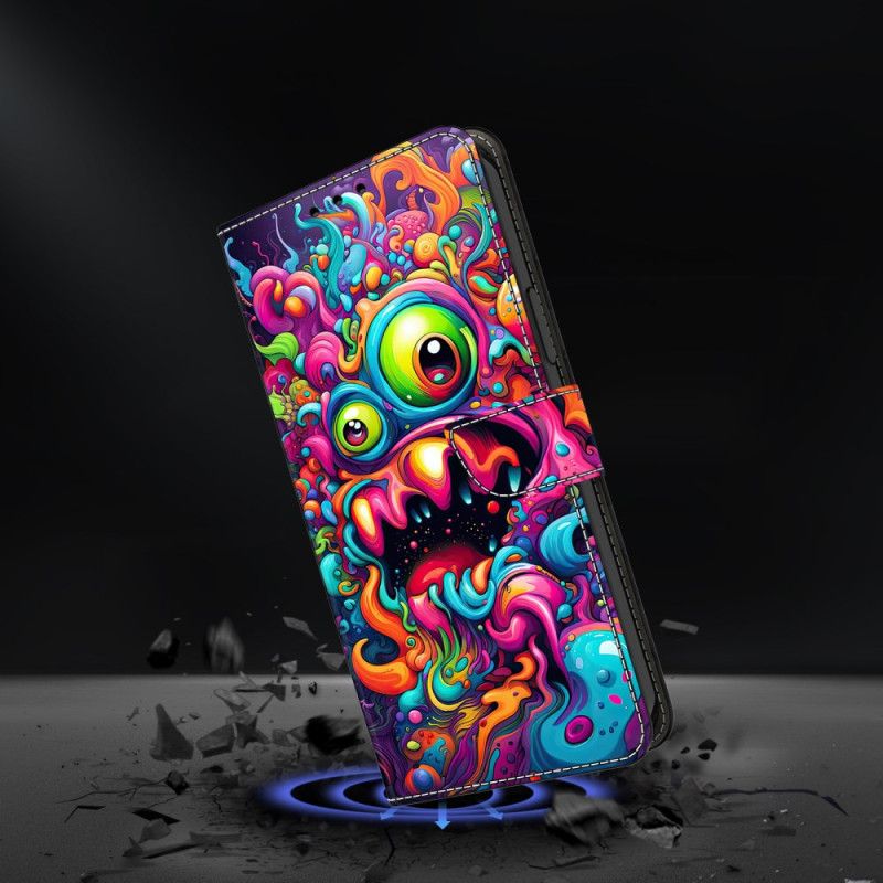 Etui Folio Do Samsung Galaxy S26 Plus Motyw Graffiti Qilin