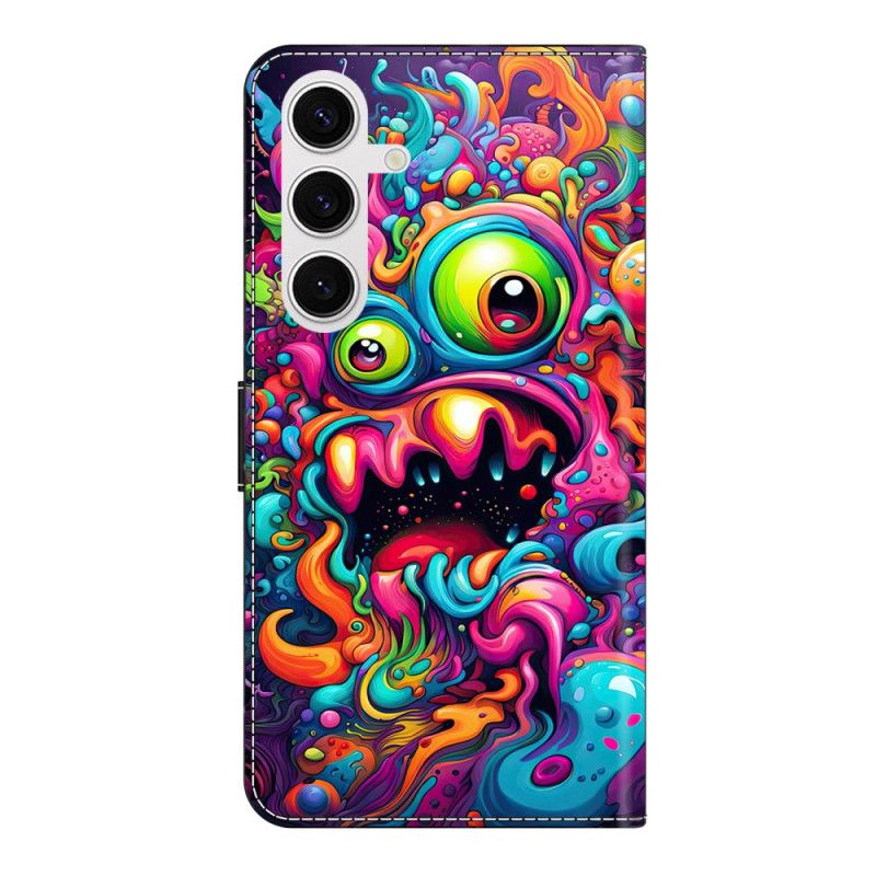 Etui Folio Do Samsung Galaxy S26 Plus Motyw Graffiti Qilin