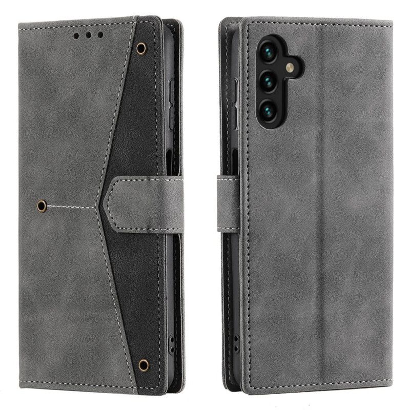 Etui Folio Samsung Galaxy S26 Plus Dwukolorowa Sztuczna Skóra