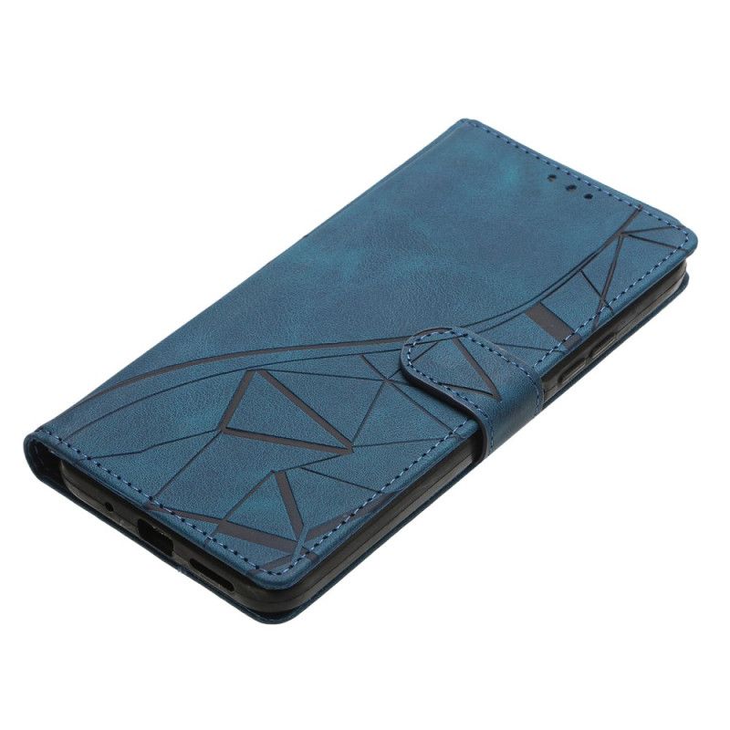 Etui Folio Samsung Galaxy S26 Plus Grawerowane Trójkąty Etui Ochronne