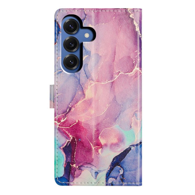 Etui Folio Samsung Galaxy S26 Plus Kolorowy Marmur Etui Ochronne