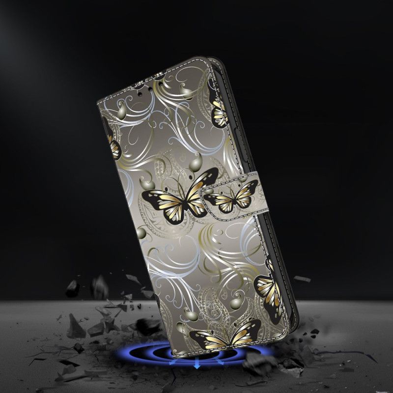 Etui Folio Samsung Galaxy S26 Plus Koronkowe Motyle