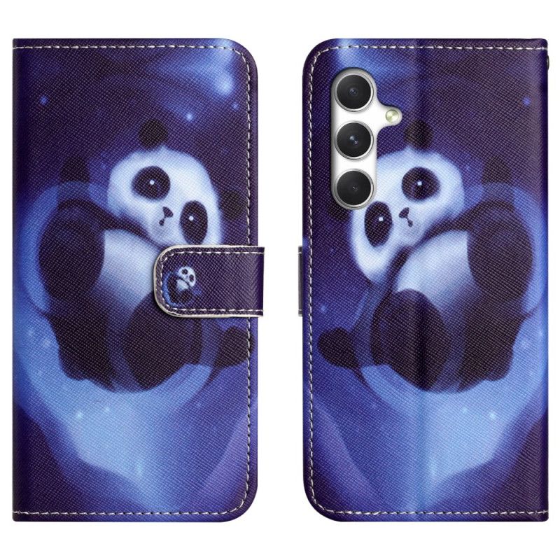 Etui Folio Samsung Galaxy S26 Plus Kosmiczna Panda Etui Ochronne