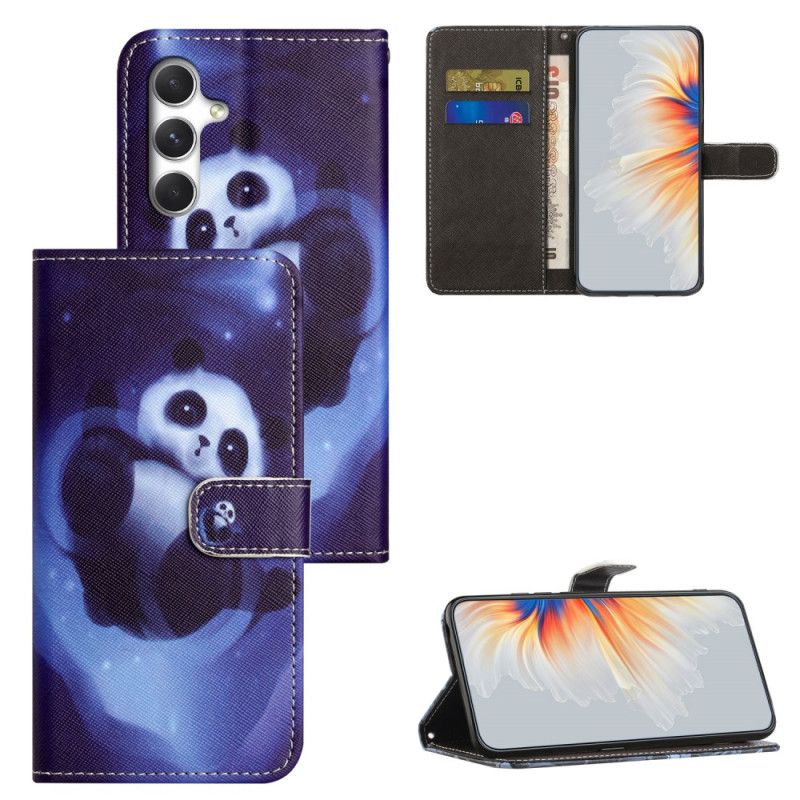 Etui Folio Samsung Galaxy S26 Plus Kosmiczna Panda Etui Ochronne