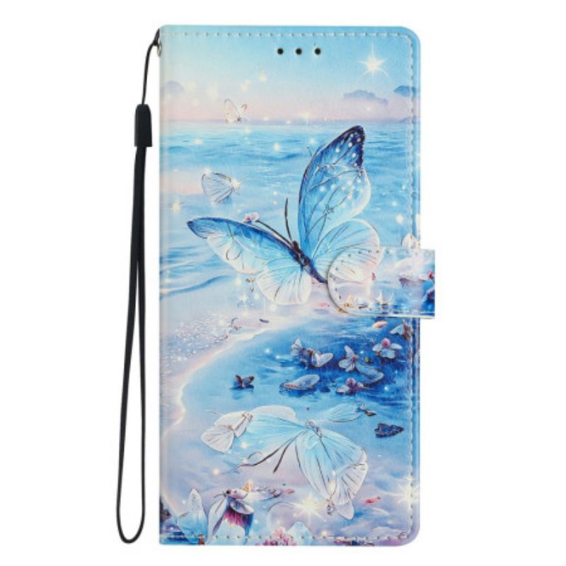 Etui Folio Samsung Galaxy S26 Plus Motyl Oceaniczny Etui Ochronne