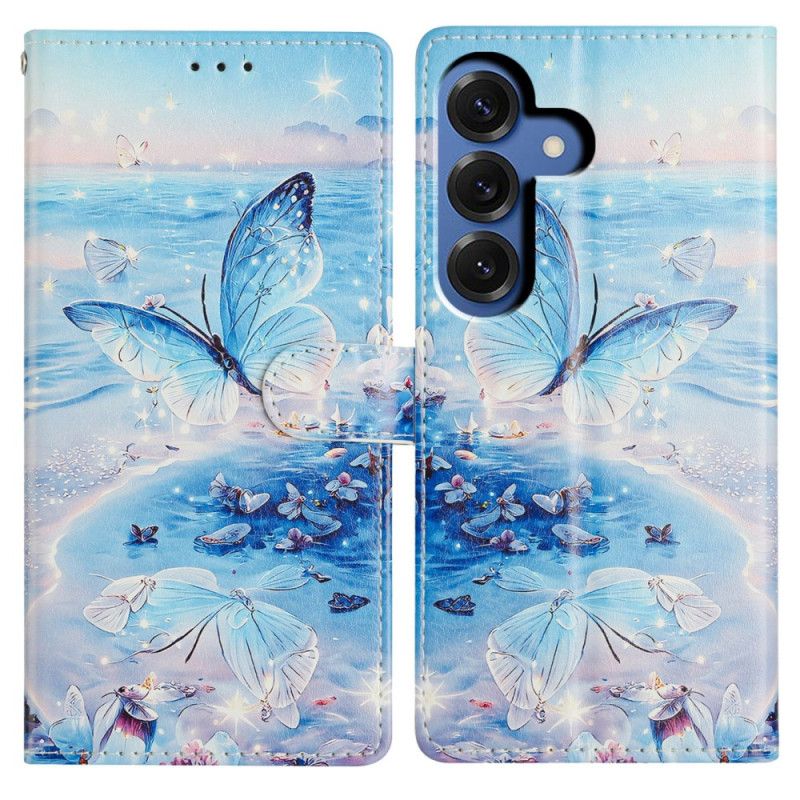 Etui Folio Samsung Galaxy S26 Plus Motyl Oceaniczny Etui Ochronne