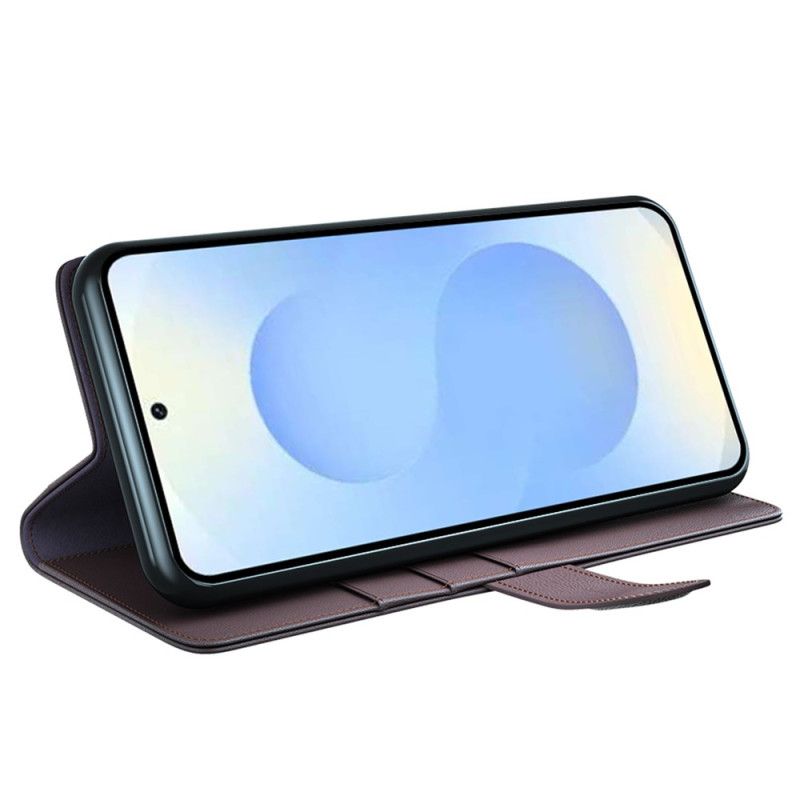 Etui Folio Samsung Galaxy S26 Plus Prawdziwa Skóra Etui Ochronne