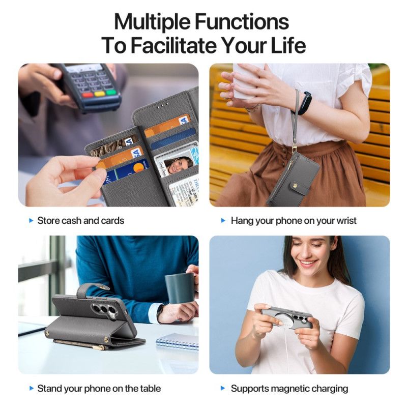 Etui Folio Samsung Galaxy S26 Plus Zdejmowana Pokrywa Seria Lawa Dux Ducis Etui Ochronne