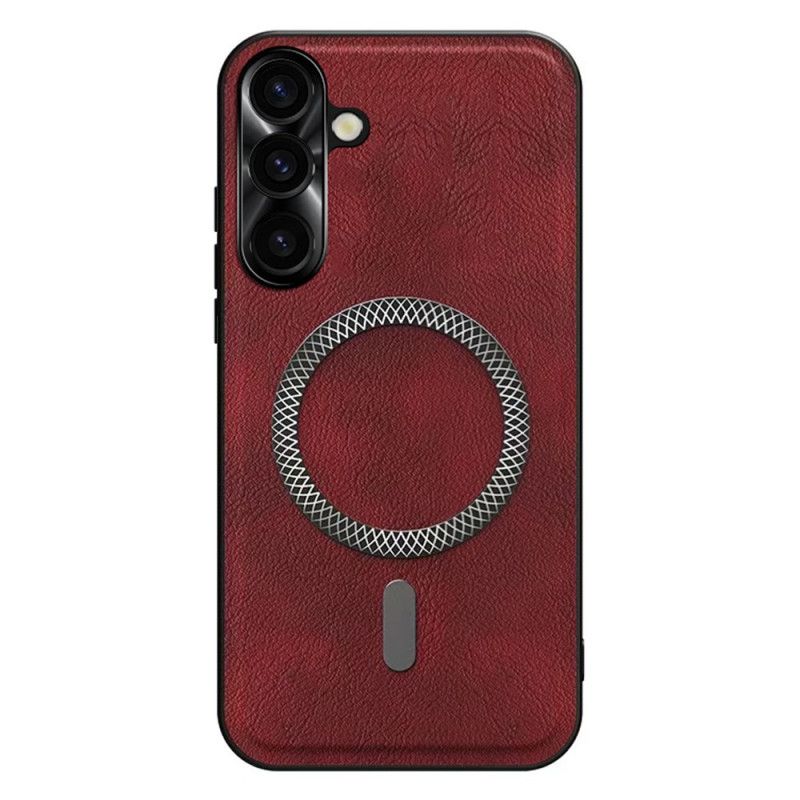 Etui Samsung Galaxy S26 Plus Efekt Skóry I Metalowa Oprawka Obiektywu Etui Ochronne