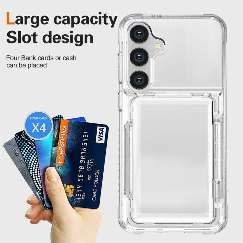 Etui Samsung Galaxy S26 Plus Przezroczysty Portfel Z Podstawką Na Karty Etui Ochronne