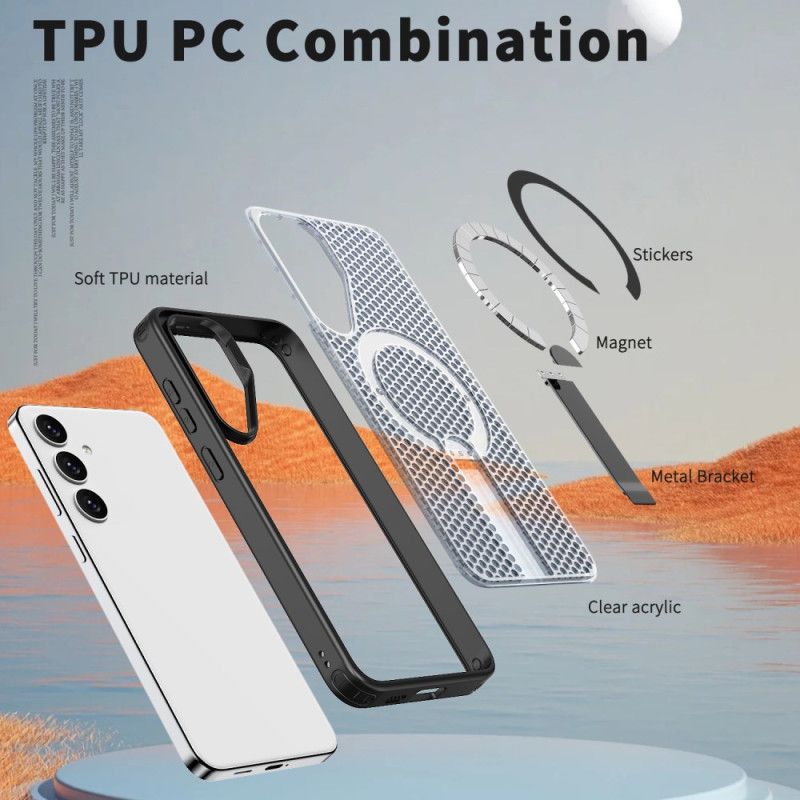 Etui Samsung Galaxy S26 Plus Tekstura Magnetycznej Siatki