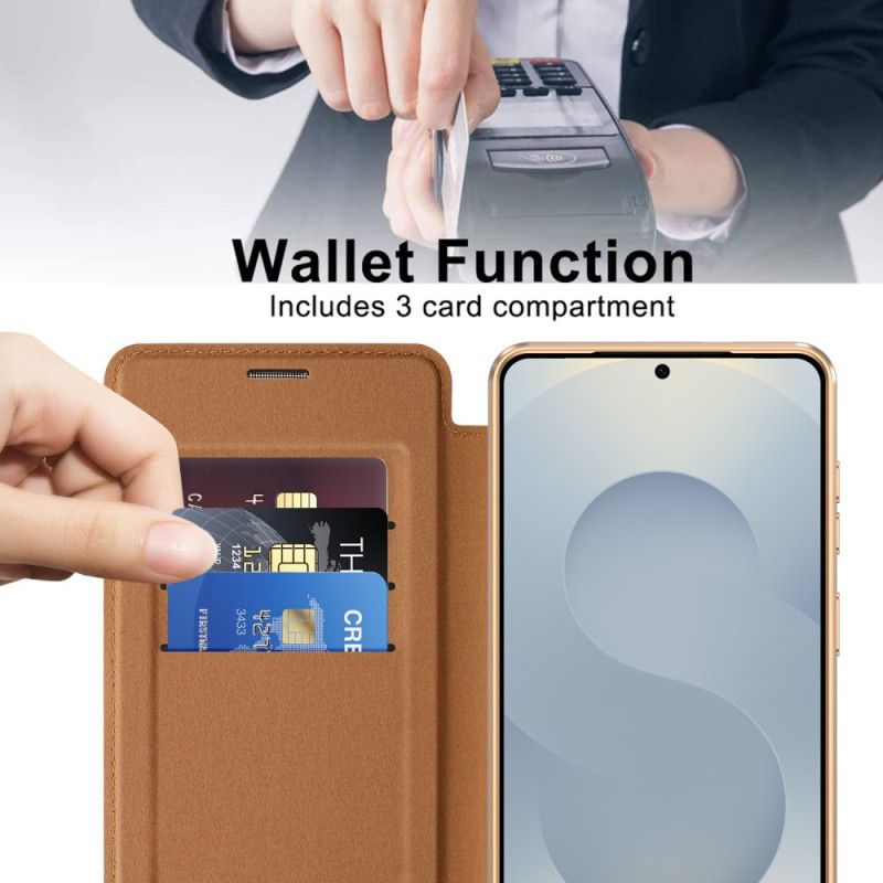 Flip Kotelot Samsung Galaxy S26 Plus Wyściełany Uchwyt Na Kartę Rfid