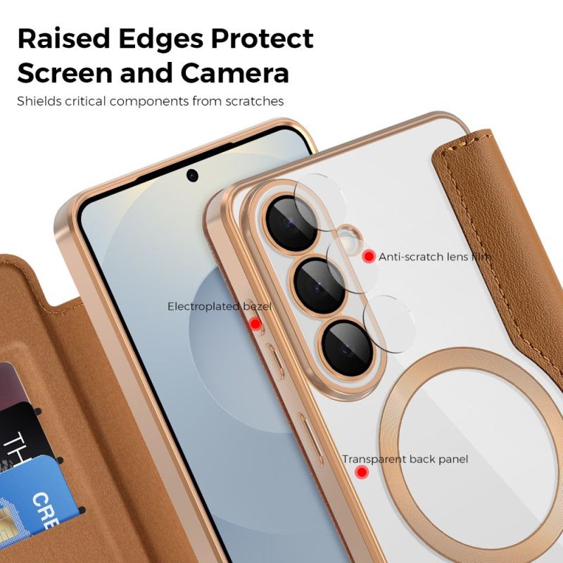 Flip Kotelot Samsung Galaxy S26 Plus Wyściełany Uchwyt Na Kartę Rfid