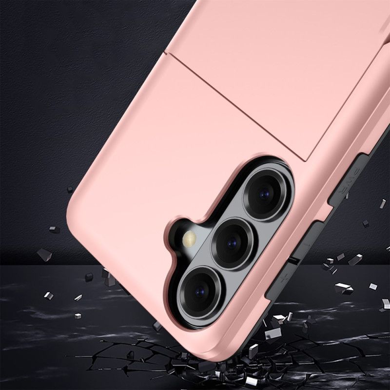 Futerały Samsung Galaxy S26 Plus Etui Na Telefon Metaliczny Portfel Z Efektem Karty