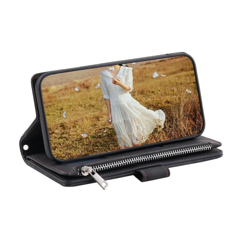 Pokrowce Samsung Galaxy S26 Plus Pikowany Portfel Z Paskiem