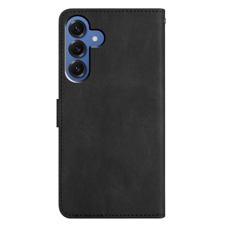 Skórzany Futerał Samsung Galaxy S26 Plus Etui Na Telefon Linie