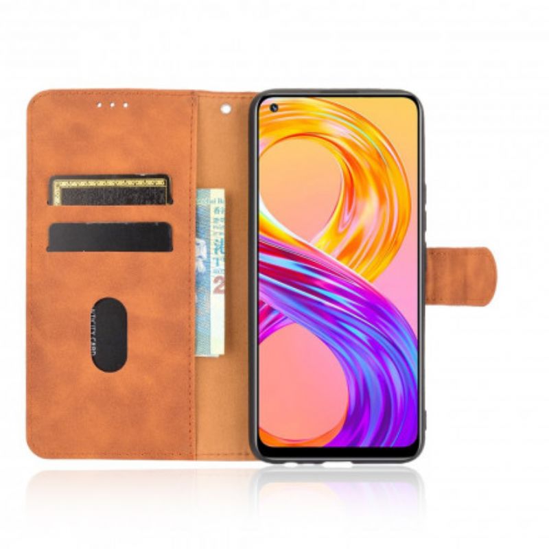 Etui Folio Do Realme 8 / 8 Pro Dotyk Skóry