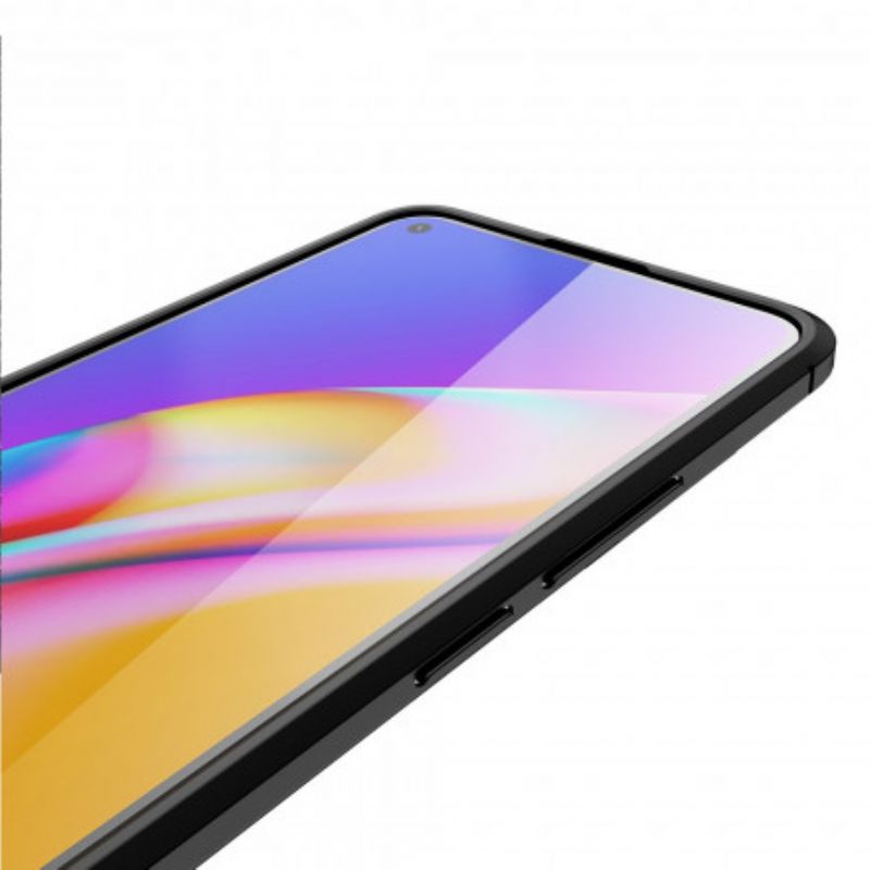 Etui Realme 8 / 8 Pro Podwójna Linia Litchi Skórzany Efekt